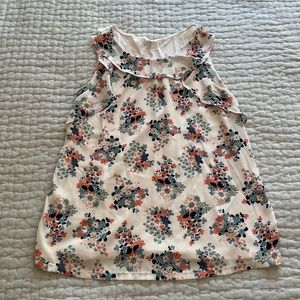 Loft Sleeveless Tank Blouse Large Petite